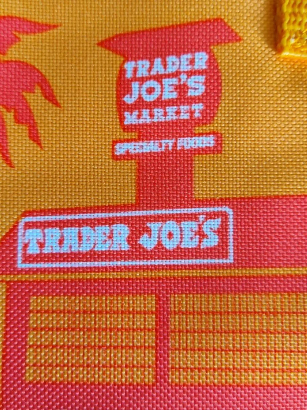 Trader Joe's Mini Insulated Reusable Orange Bag 1.5 Gallon Lunch Travel NWT